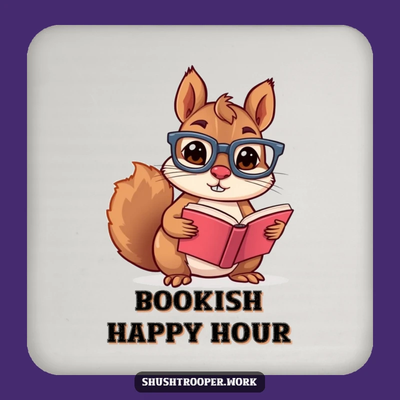 Funny Squirrel Drink Coaster: Stylish Protection for Your Surfaces