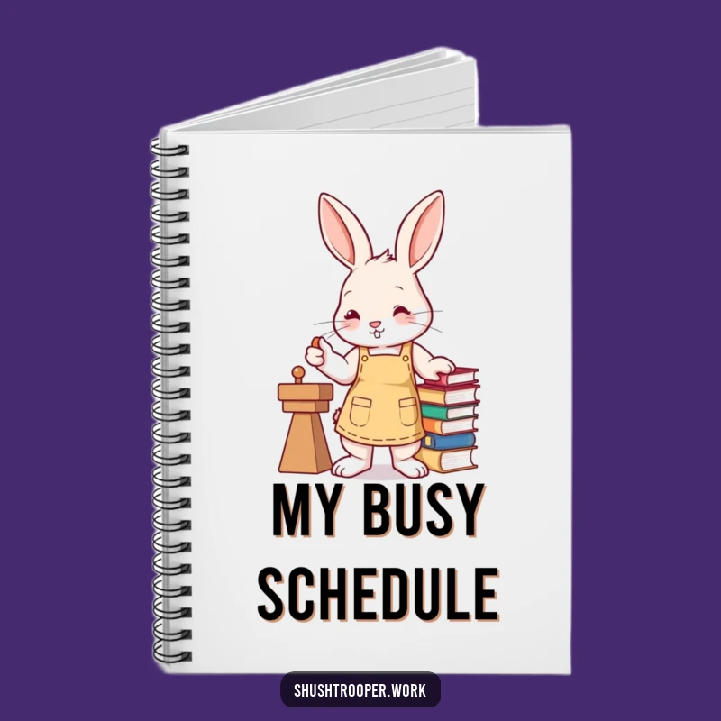 Funny Bunny Notebook: Jot Down Tasks with an Efficient Friend